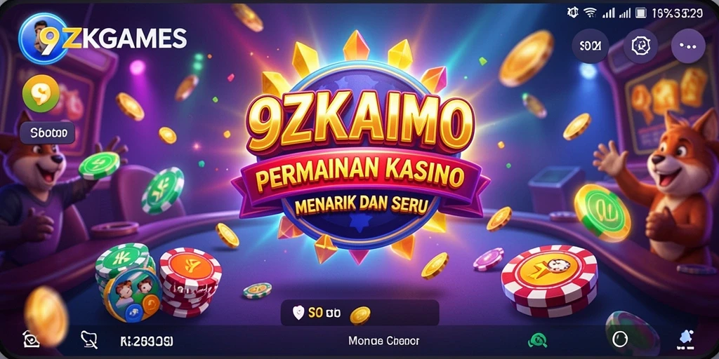 Tampilan menarik dari gameplay seru di 9ZKGAMES.