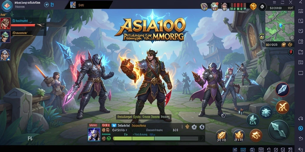 Tampilan gameplay ASIA100 yang memukau dan mendalam.