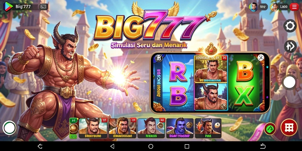 Tangkapan layar gameplay BIG777 menampilkan aksi simulasi yang seru.