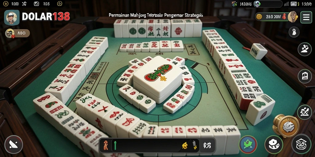Screenshot DOLAR138 menampilkan gameplay Mahjong yang mendebarkan.