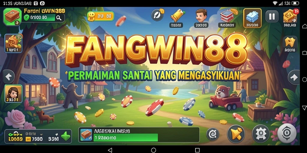 Screenshot FANGWIN88 menampilkan gameplay santai dan menyenangkan.
