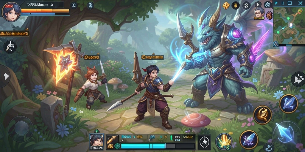 Tampilan gameplay seru dan mendebarkan di IDNSERU.