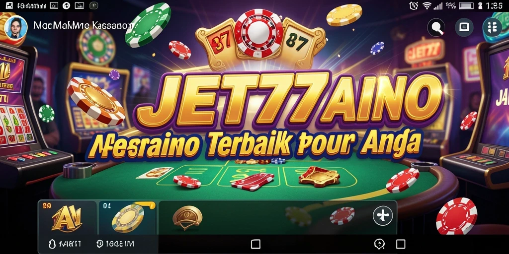 Tampilan gameplay JET77 yang menarik dan mendebarkan.