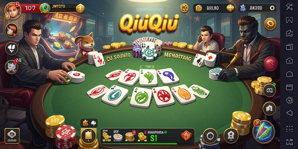Tampilan menarik saat bermain QiuQiu di JMTOTO.