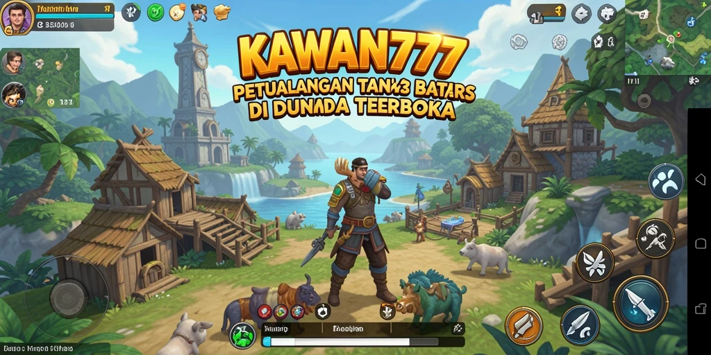 Tampilan gameplay Open World yang mengesankan dan luas.