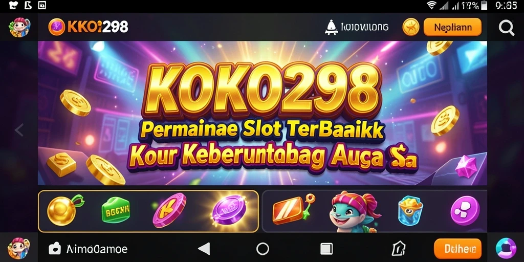 Tangkapan layar gameplay KOKO288 yang menunjukkan keseruan slot.