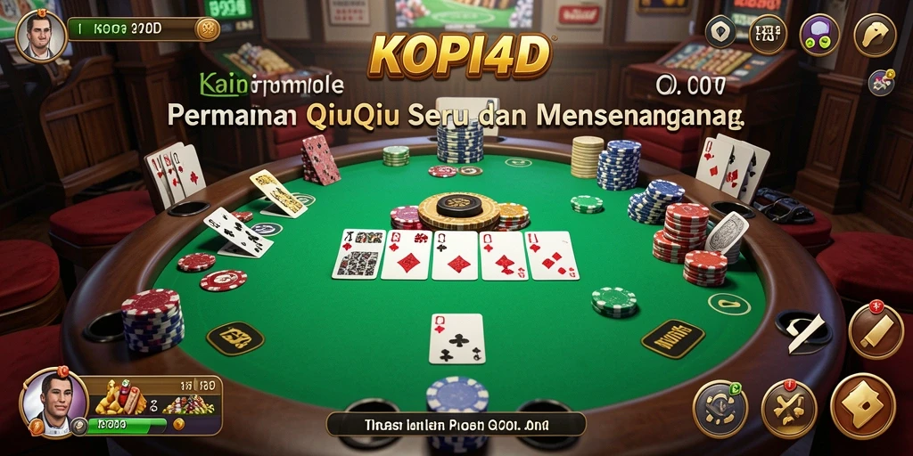 Tampilan gameplay QiuQiu yang menarik dan interaktif.