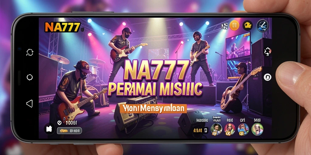 Screenshot gameplay NA777 dengan pengalaman permainan musik yang seru.