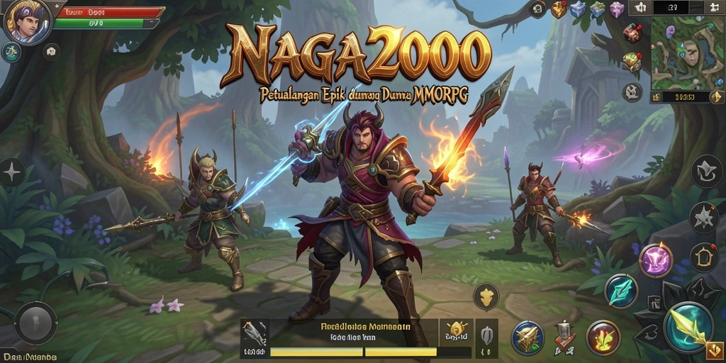 Gambaran menarik dari gameplay seru NAGA2000 di dunia MMORPG.