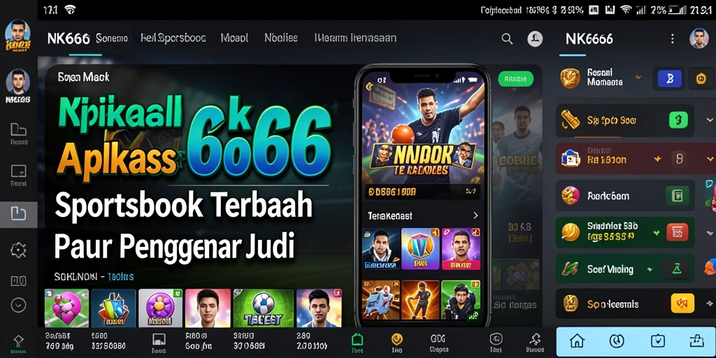 Tampilan gameplay menarik dari aplikasi Sportsbook NK666.