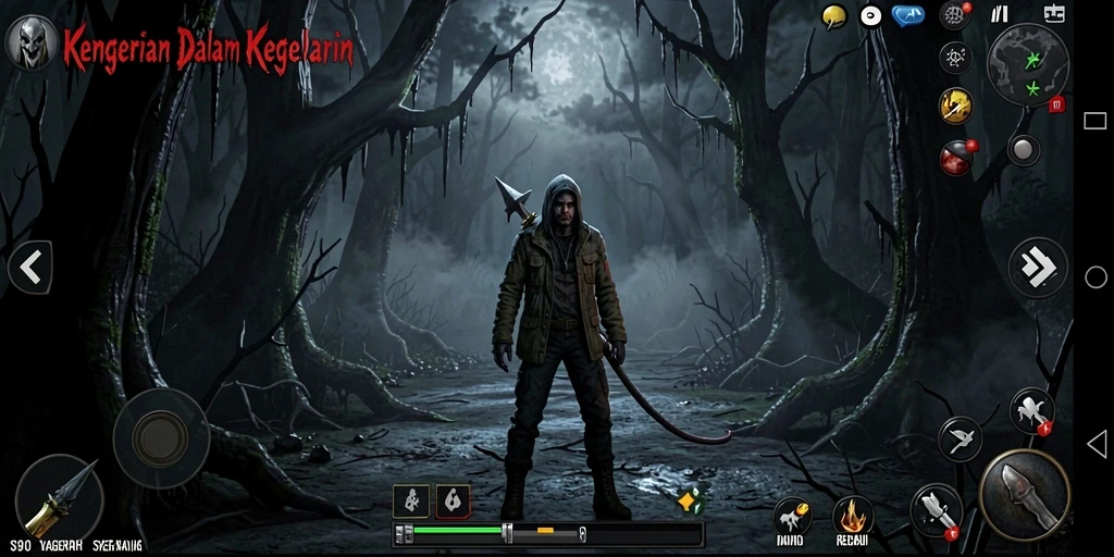 Screenshot S80 menampilkan suasana mencekam dalam gameplay.