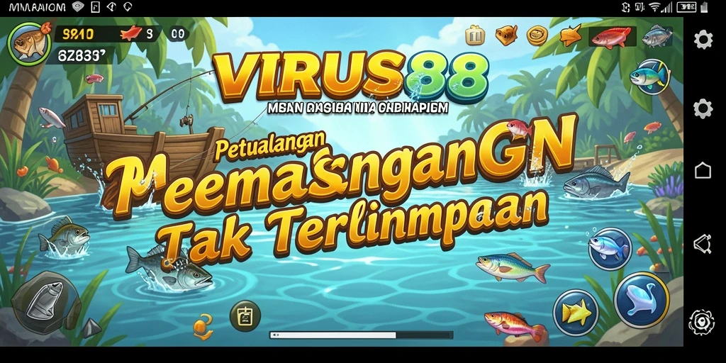 Gameplay VIRUS88 yang memikat dan penuh aksi memancing.
