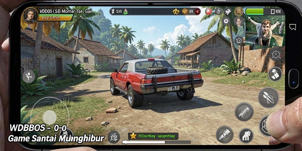 Tampilan gameplay WDBOS penuh warna dan menyenangkan.